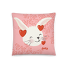 Jolly Love Bunny Pillow