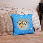 Jolly Wise Owl Pillow