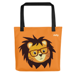 Jolly Roar in Style Lion Tote Bag