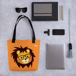 Jolly Roar in Style Lion Tote Bag