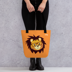 Jolly Roar in Style Lion Tote Bag