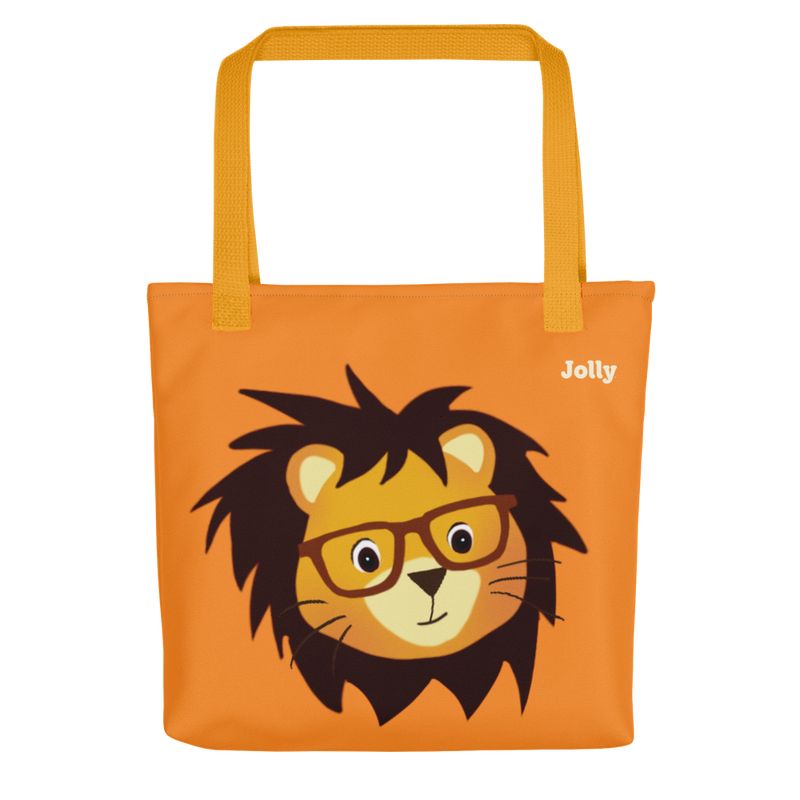 Jolly Roar in Style Lion Tote Bag