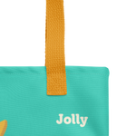 Jolly Joyful Giraffe Tote Bag