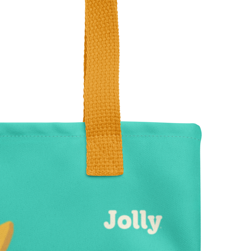 Jolly Joyful Giraffe Tote Bag