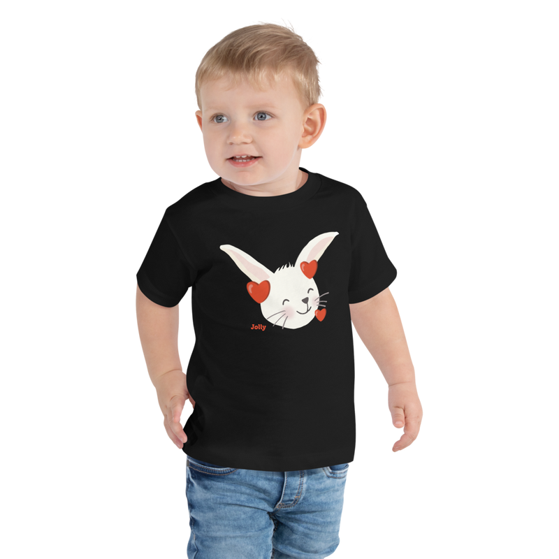 Jolly Love Bunny Toddler Short Sleeve Tee