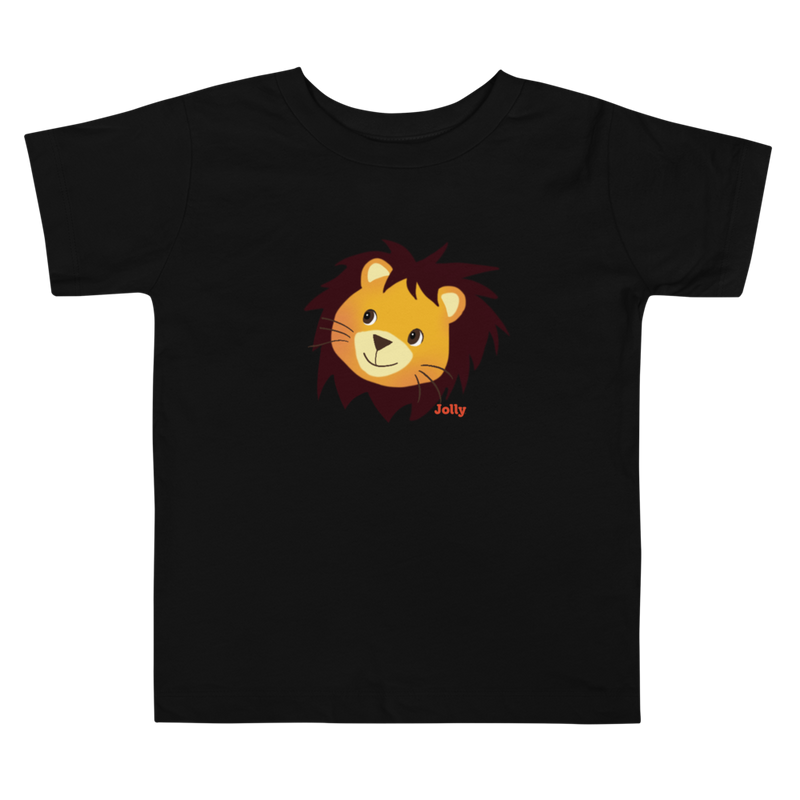 Jolly Smiling Lion Toddler Short Sleeve Tee