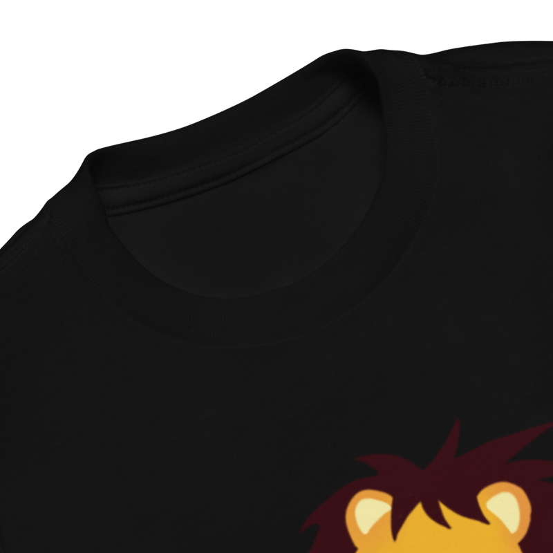 Jolly Smiling Lion Toddler Short Sleeve Tee