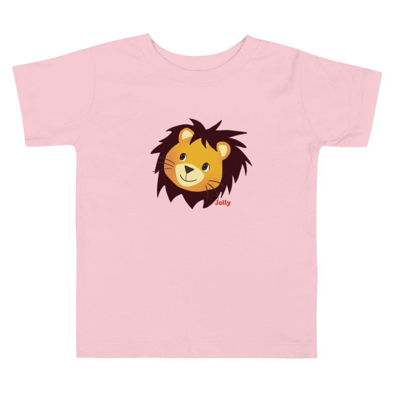 Jolly Smiling Lion Toddler Short Sleeve Tee