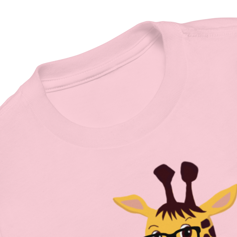 Jolly Glimmer Giraffe Toddler Short Sleeve Tee