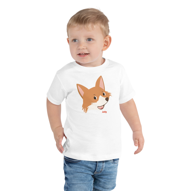 Jolly Curious Fox Toddler Short Sleeve Tee