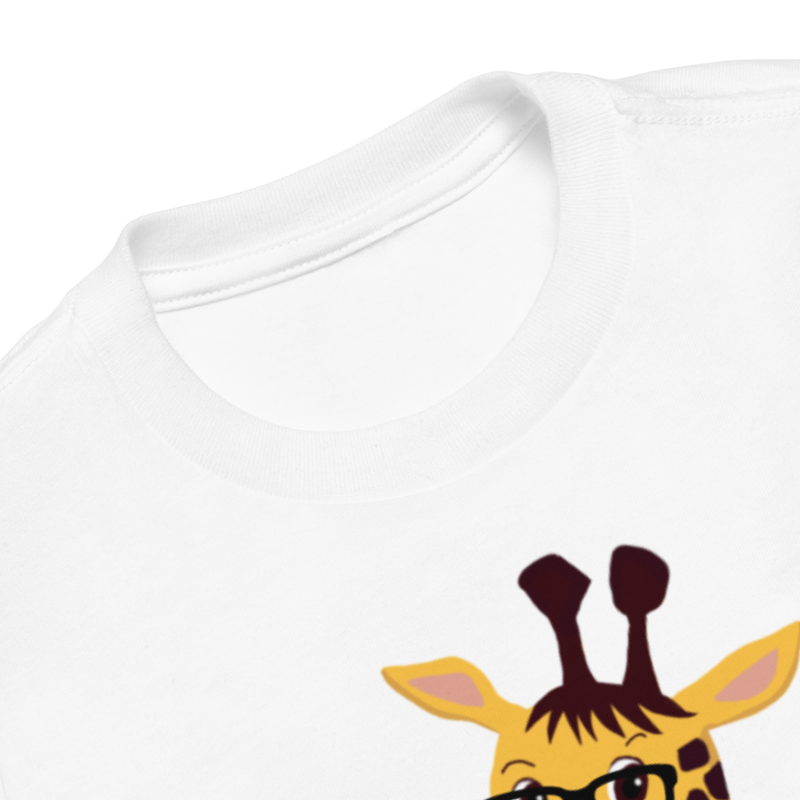 Jolly Glimmer Giraffe Toddler Short Sleeve Tee